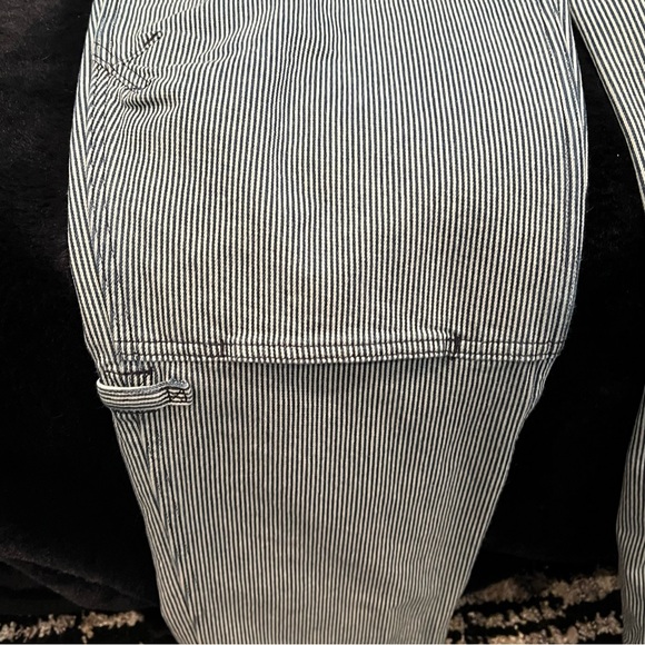 Vintage Duluth Trading Co Striped Rootstock Overalls Size Large - Picture 3 of 8